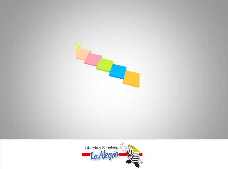 TACO PARA NOTA 76X76 MM NEON 4 COLORES MARCA DINGLI   