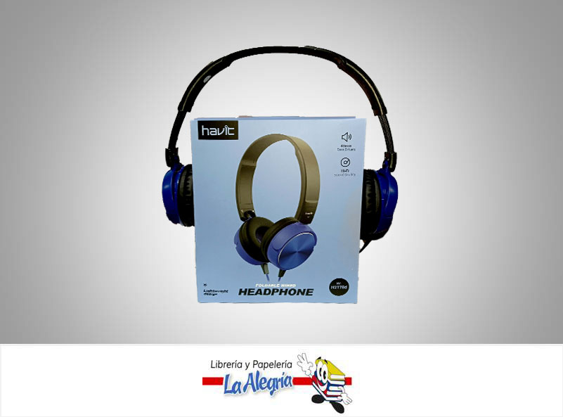 AUDIFONO AZUL H2178D MARCA HAVIT