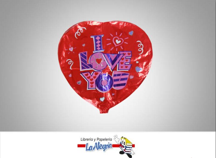 GLOBO FOIL I LOVE YOU 18 UND MARCA SMARTBUY   
