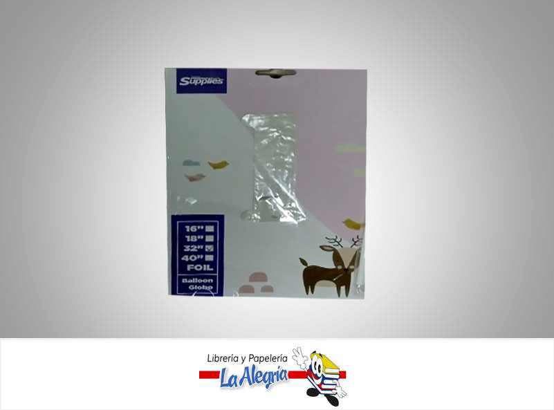 GLOBO FOIL 32'' NUMERO 1 PLATEADO UND MARCA SUPPLIES   