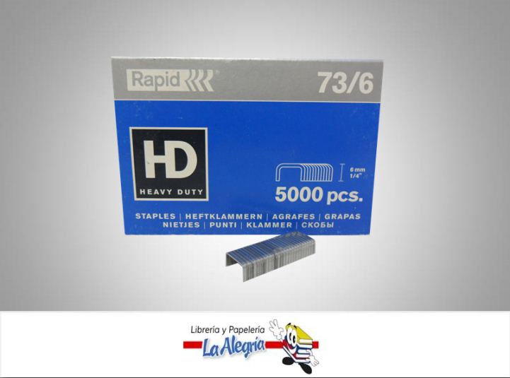 GRAPA LISA 73/6 5000 UND MARCA RAPID   