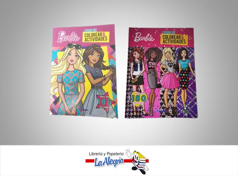 LIBRO COLOREA & ACTIVIDADES BARBIE 2 LIB  TEMATICA COLOREAR   EDITORIAL COLECCION