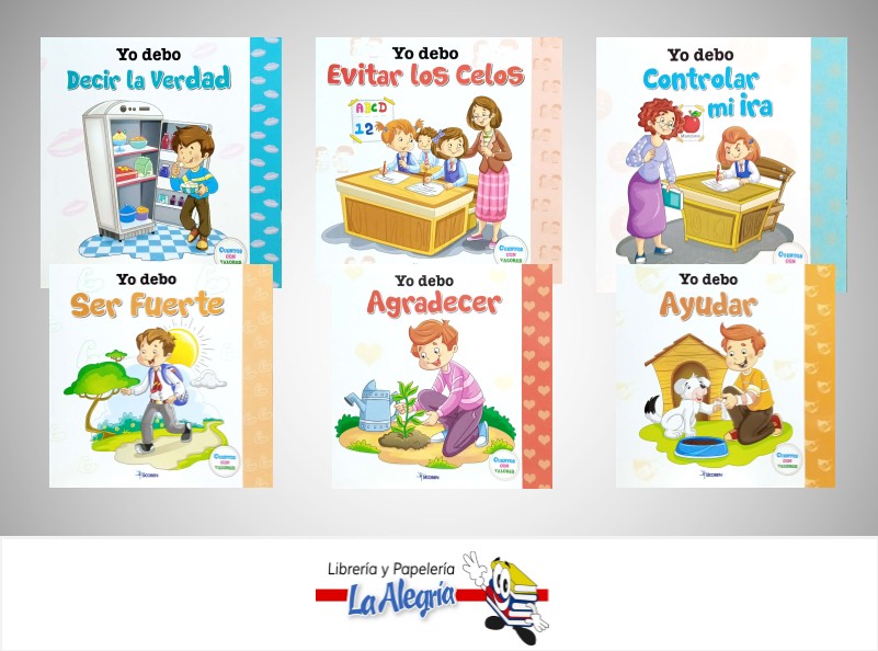 COLECCION YO DEBO 6 TITULOS  TEMATICA CUENTO   EDITORIAL SICOBEN