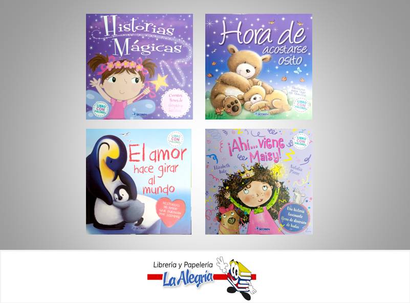 COLECCION SUEÑA EN GRANDE 3 4TITULOS  TEMATICA CUENTO   EDITORIAL SICOBEN