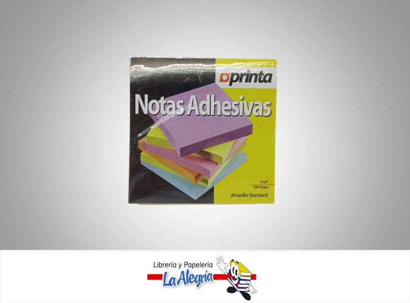 NOTA ADH 3X3'' 100 HOJAS SURTIDO UND MARCA PRINTA