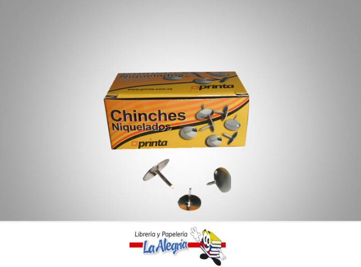 CHINCHE NIQUELADO 100 UND MARCA PRINTA   
