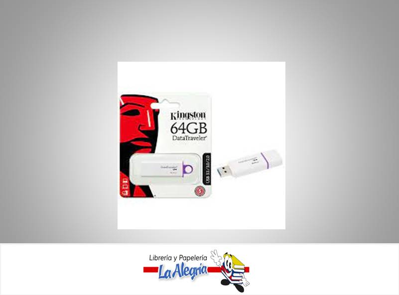 PENDRIVE 64GB USB FLASH 2.0 UND MARCA KINGSTON   