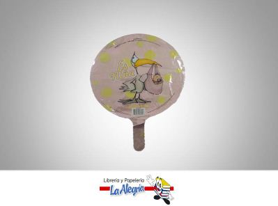 GLOBO FOIL 10 ES NINA ROSADO UND MARCA KALEIDOSCOPE   