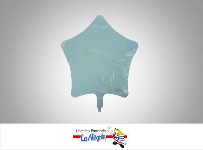 GLOBO FOIL 22 ESTRELLA AZUL CIELO UND MARCA KALEIDOSCOPE   