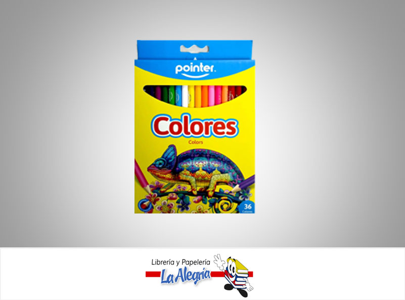 LAPICES DE COLORES RCP36; 36 COLORES MARCA POINTER