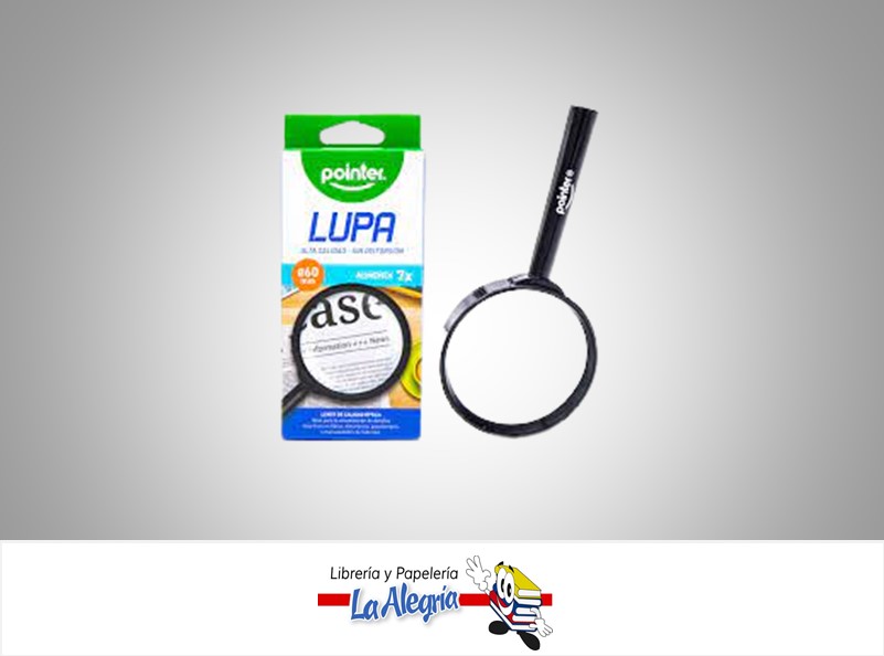 LUPA PLASTICA 60MM MARCA POINTER   