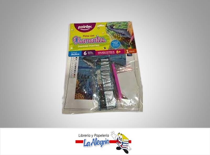 JUEGO DIDACTICO PINTA CON DIAMANTES 6 DIS MARCA POINTER