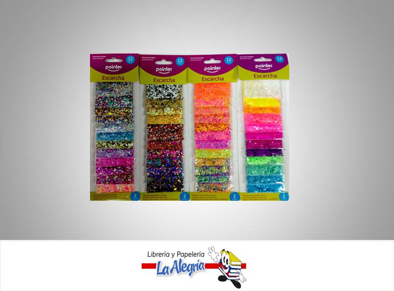 ESCARCHA SURTIDA SLN-201; 5GR UND MARCA POINTER