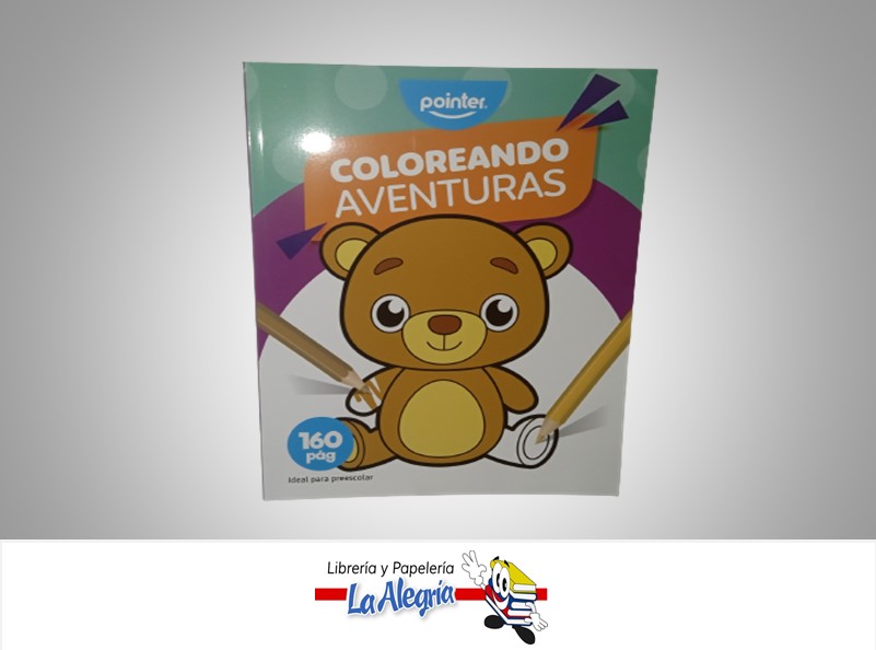 CUADERNO COLOREANDO AVENTURAS DB98565W  160 PAGINAS MARCA POINTER
