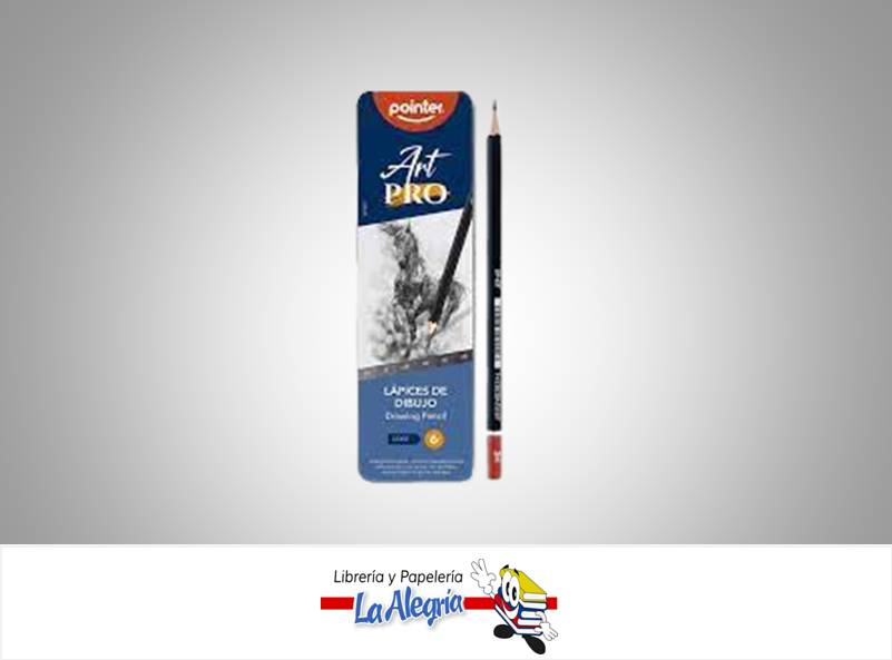LAPIZ DE DIBUJO 4B ART PRO DP4B6; UND MARCA POINTER