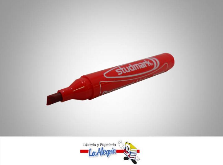 MARCADOR PERMANENTE PTA/CUADRA ROJO MARCA STUDMARK   
