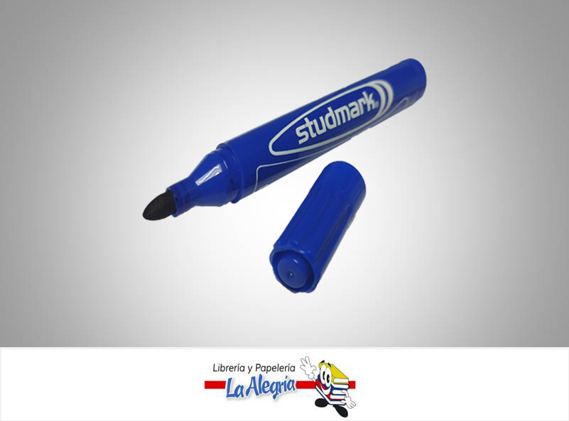 MARCADOR PERMANENTE PTA/RED3MM AZUL UND MARCA STUDMARK   