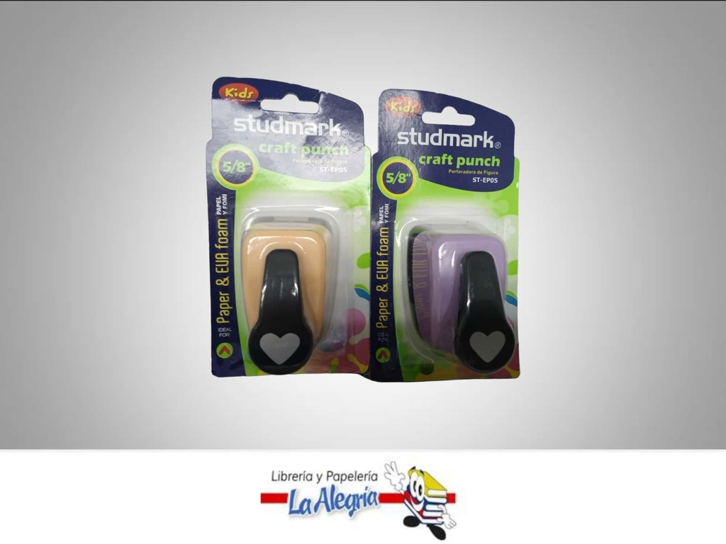 PERFORADORA FIGURA CORAZON STEP05 5/8 U MARCA STUDMARK   