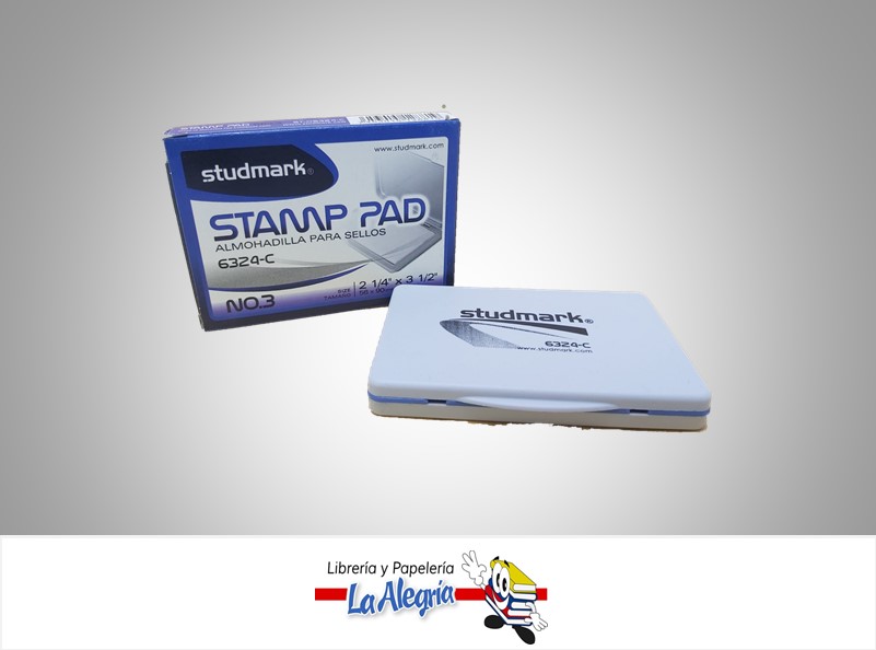 ALMOHADILLA SELLOS N-3 50X90MM AZUL 6324 MARCA STUDMARK   