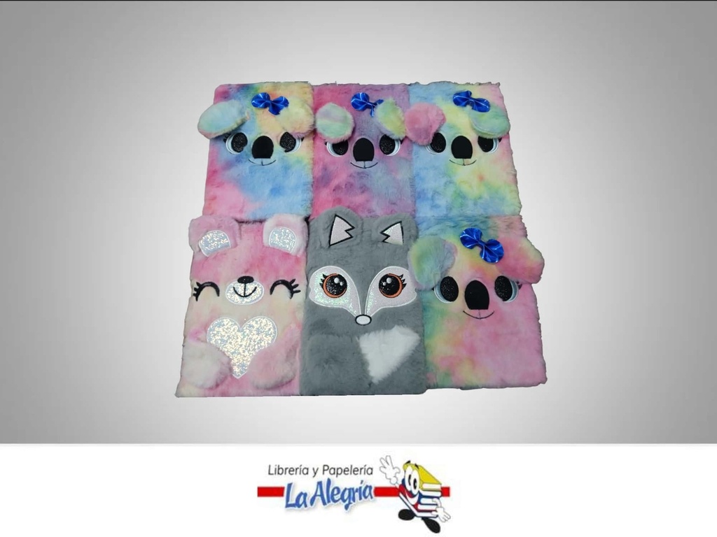 LIBRETAS DE NOTAS PELUCHE 14X21.5 CM MARCA POINTER   