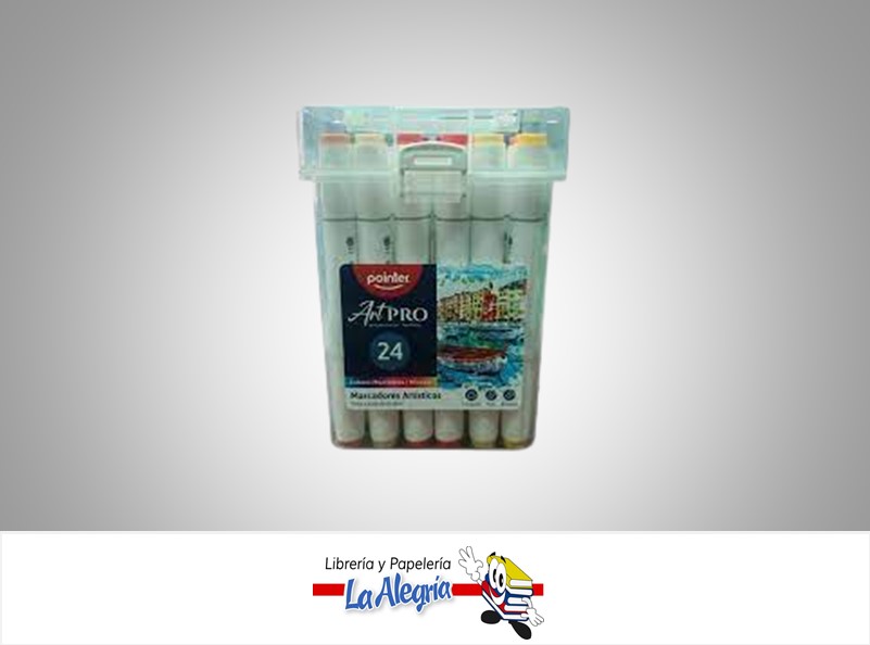 MARCADOR COLORES MEZCLABLES X 24 UND MARCA POINTER