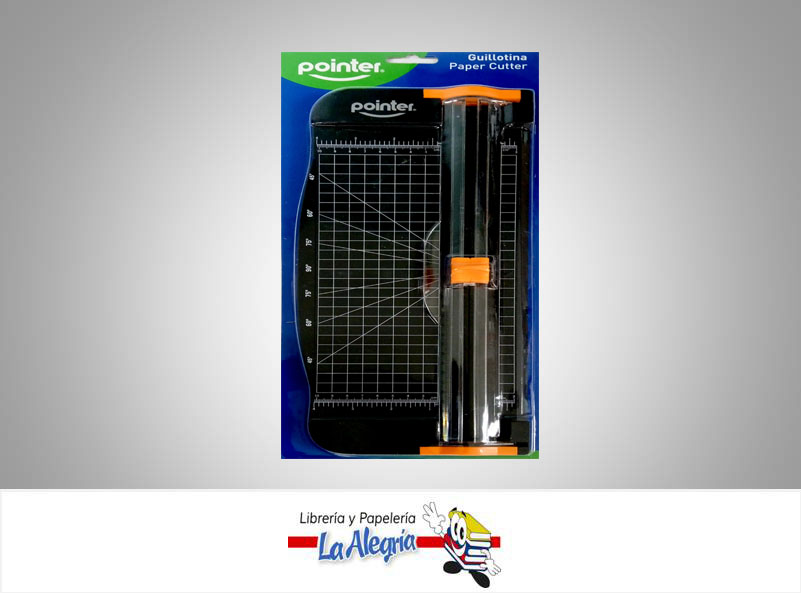 GUILLOTINA PORTATIL PLASTICA 38X15CM A4 MARCA POINTER   