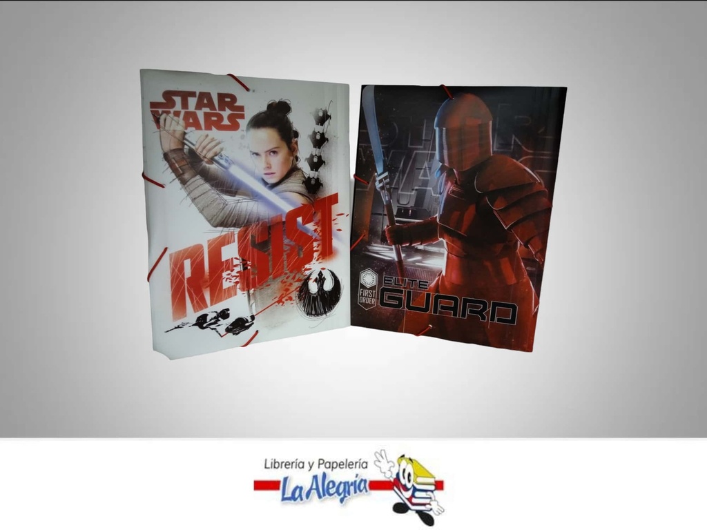 CARPETA CON LIGA STAR WARS PLASTICA OFICIO MARCA OFIMAK