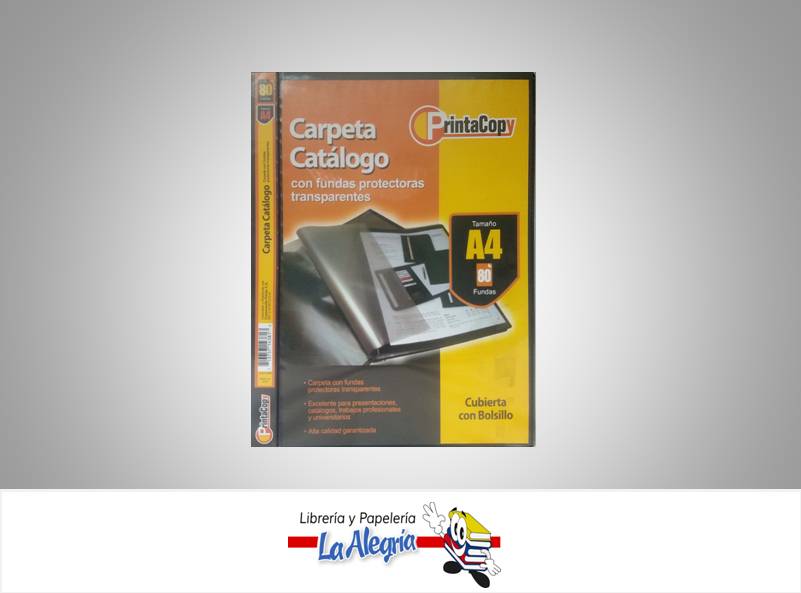 CARPETA CATALOGO CARTA 80H MARCA PRINTA   