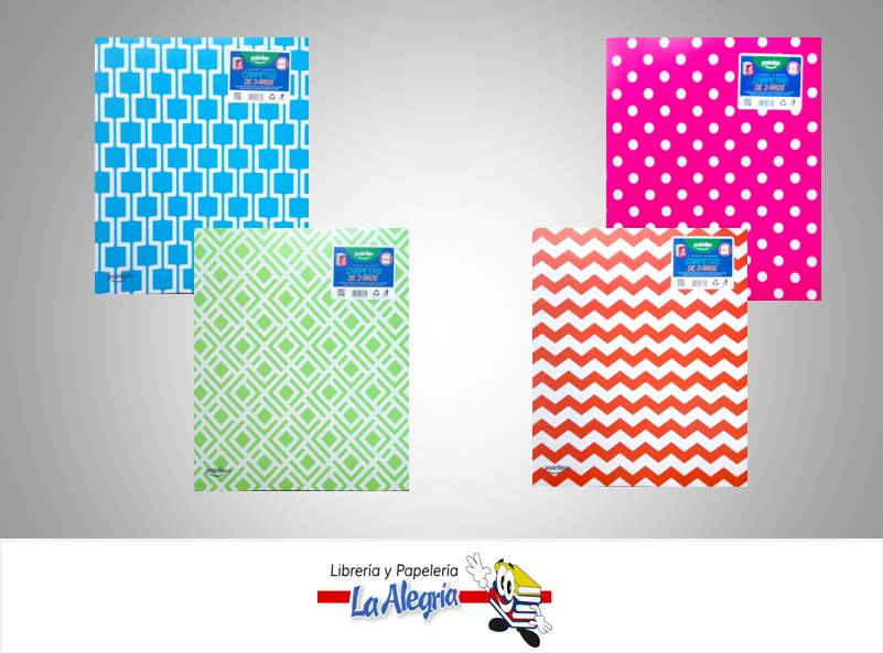 CARPETA 3 AROS 1'' CARTA ESTAMPADA MARCA POINTER   