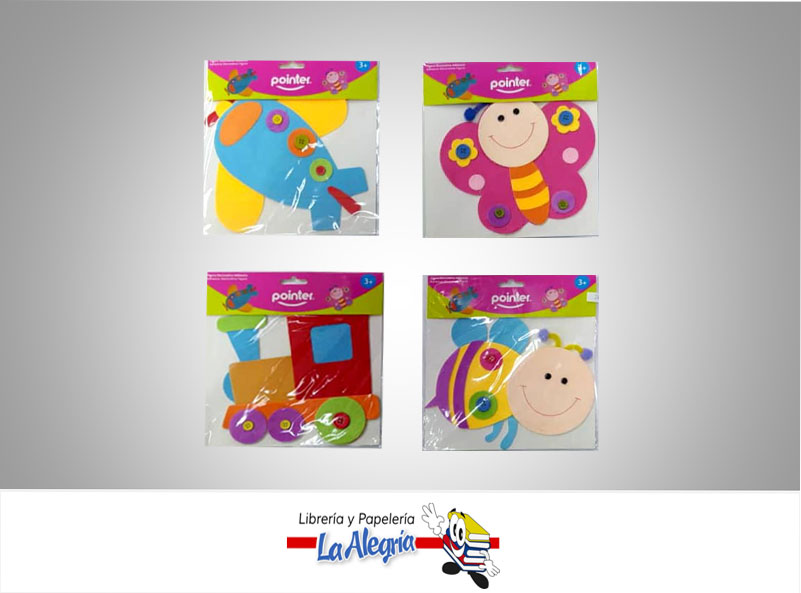 FIGURA ADHESIVA DECORATIVA FIELTRO ANC18 MARCA POINTER   