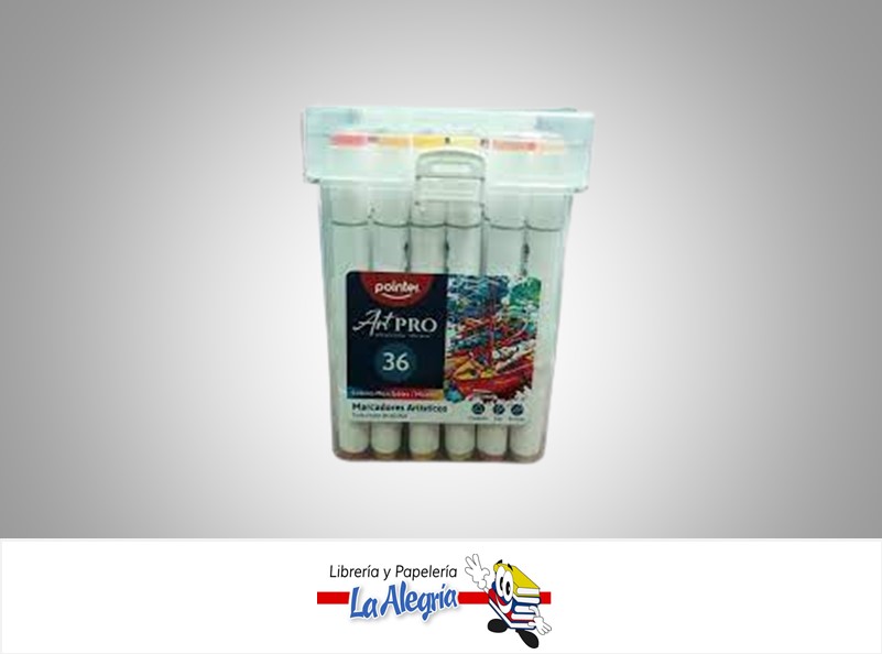 MARCADOR COLORES MEZCLABLES AHC36  36 COLORES MARCA POINTER