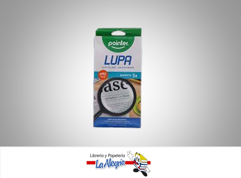 LUPA PLASTICA MG2090; 90MM MARCA POINTER