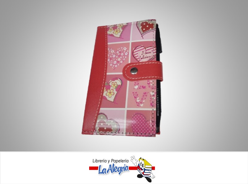 LIBRETA NOTA EMPASTADO BRGOD1; 15X9 CM CON BOLIGRAFO MARCA POINTER