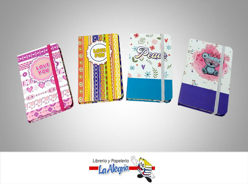 LIBRETA NOTA EMPASTADO NB1705A6; 9X14CM ESTAMPADO UND MARCA POINTER