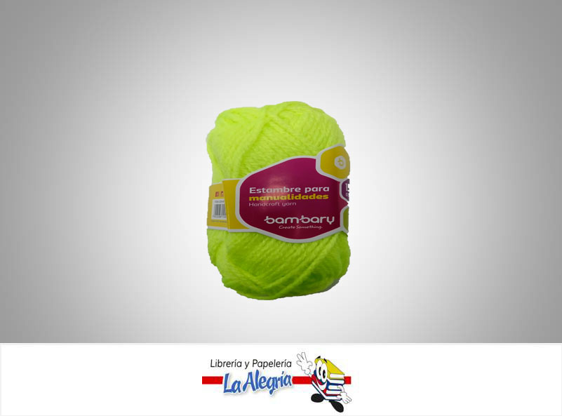 ESTAMBRE ESC 15 GR AMARILLO NEON UND MARCA BAMBARY   