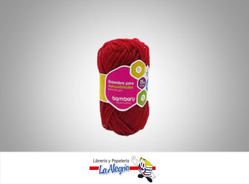 ESTAMBRE ESC 15 GR ROJO OSCURO UND MARCA BAMBARY   