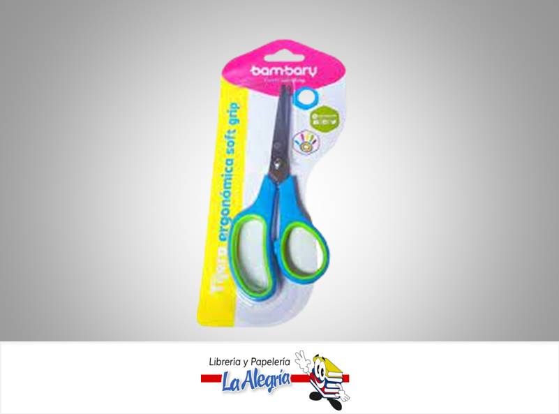 TIJERA AGARRE SUAVE 7" MARCA BAMBARY