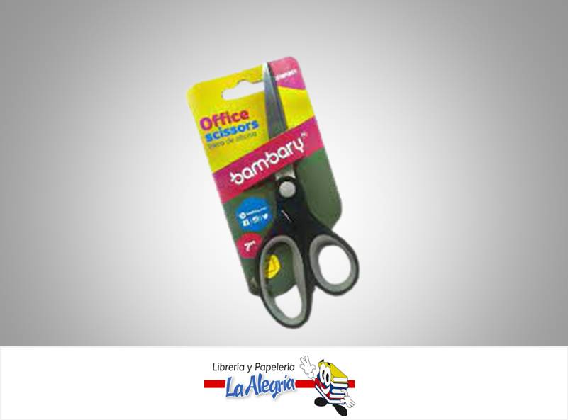 TIJERA PARA OFICINA 7" BAMBARY MARCA BAMBARY