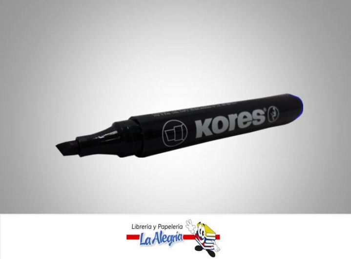 MARCADOR PERMANENTEPTA/CUAD AZUL UND MARCA KORES   