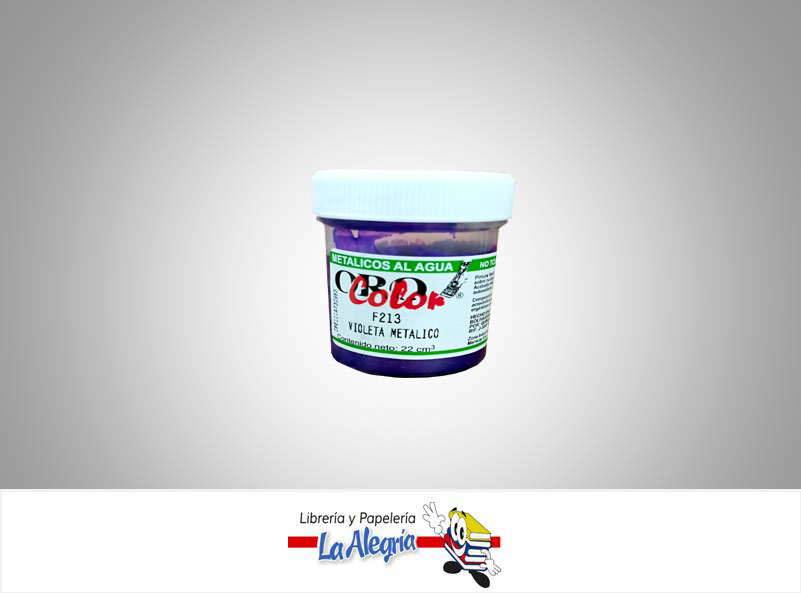 METALICO AL AGUA 22CC F213 VIOLETA METAL MARCA ORO COLOR   