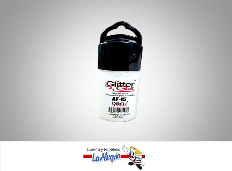 GEL PEGANTE TEXTIL AF-15 32.5CC GLITTER MARCA ORO COLOR