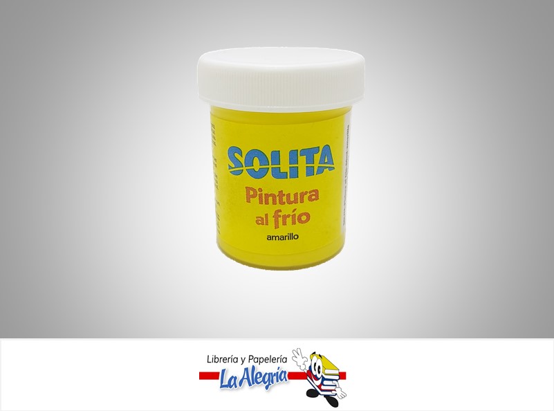 PINTURA AL FRIO 60ML AMARILLO MARCA SOLITA   