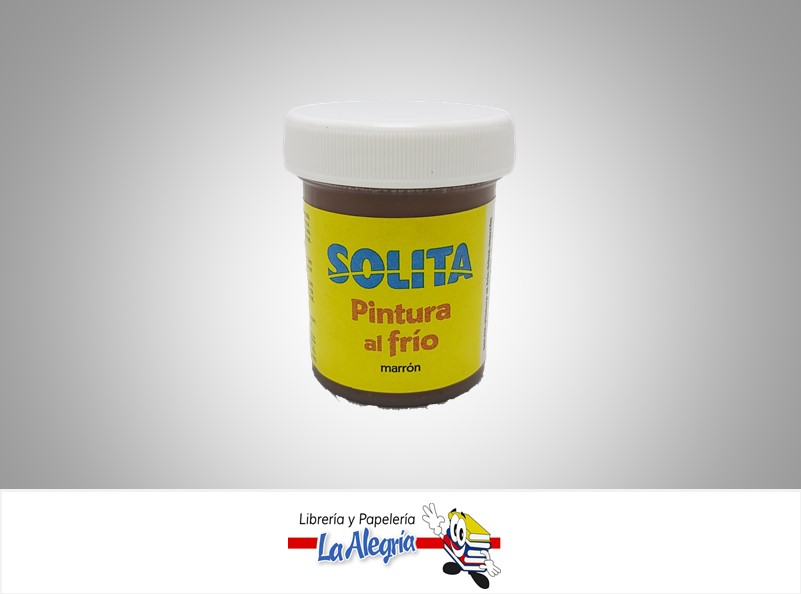 PINTURA AL FRIO 60ML MARRON MARCA SOLITA   