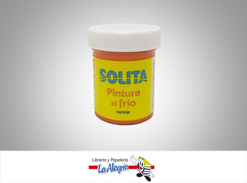 PINTURA AL FRIO 60ML NARANJA MARCA SOLITA   