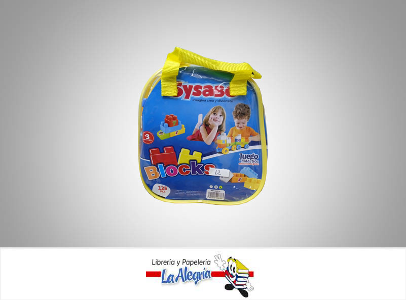JUEGO DIDACTICO LEGO 125PZ MARCA SYSABE   