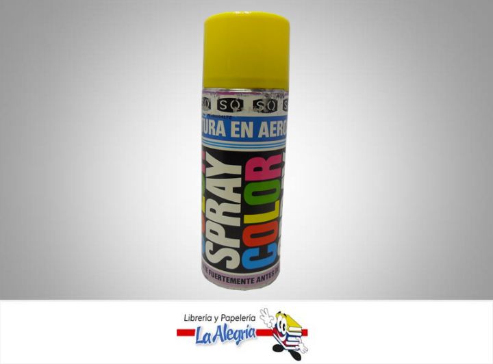 SPRAY PINTURA ACRILICA 430ML AMARILLO CA MARCA SQ   