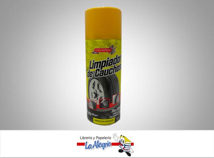 SPRAY LIMPIADOR DE CAUCHOS 440ML MARCA CHAMPION   