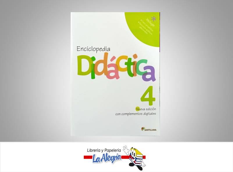 ENCICLOPEDIA DIDACTICA 4 TEMATICA EDUCACION EDITORIAL SANTILLANA