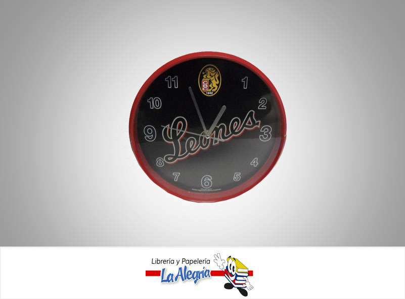 RELOJ PARED GRND LEONES MARCA CAPI   