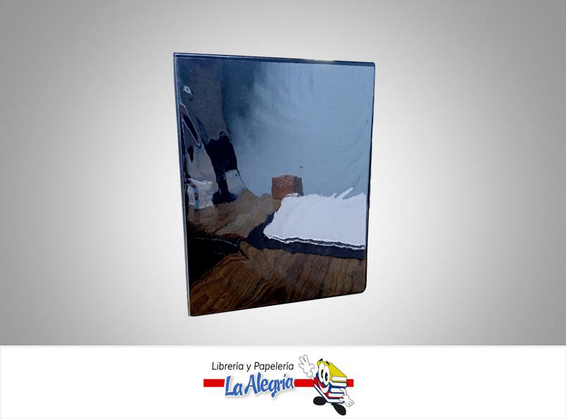 CARPETA 3 AROS 1 1/2" CARTA NEGRA UND MARCA ESFER